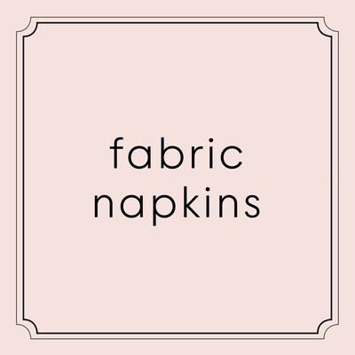 fabric napkins