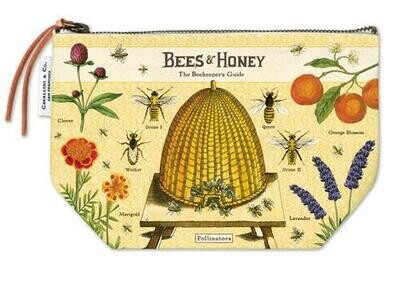 Honey Bee Zip Pouch Large 