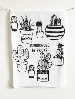 Surrounded By Pricks Kitchen Towel