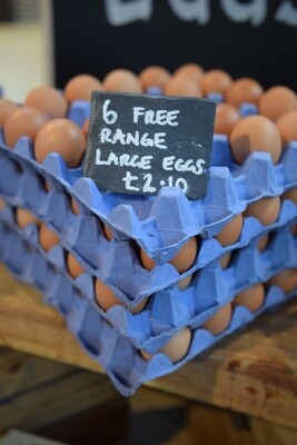 6 x free range eggs