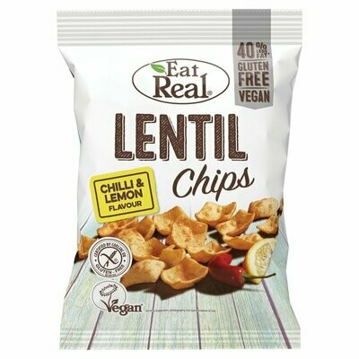 Eat Real Lentil Crisps - Chilli & Lemon