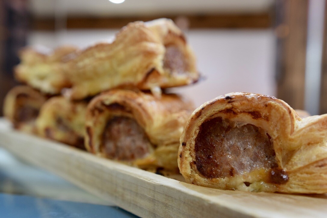 Home made sausage roll