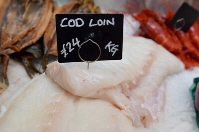 Cod Loin (£/100g)