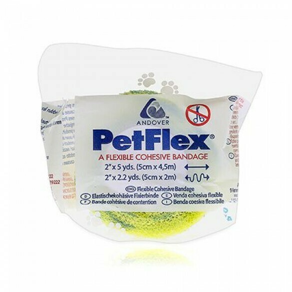 Andover PowerFlex Bandage Yellow/Apple No Chew/Bitter 2"x5yards