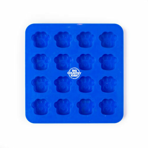 Big Country Raw Frozen Treat Mold Paw Small (Blue)