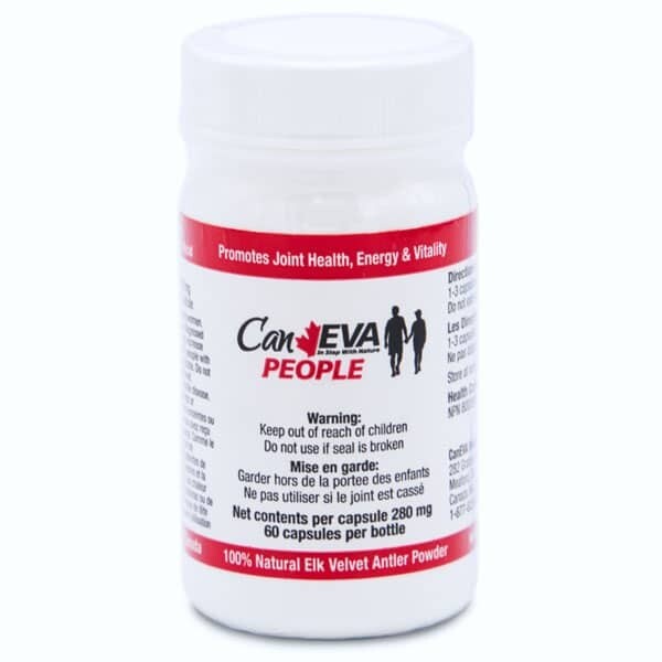 CanEVA Elk Velvet Antler Human and Pet Capsules 60 count