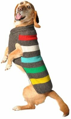 Chilly Dog Classics Charcoal Stripe Sweater
