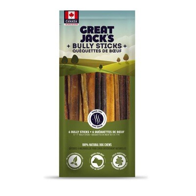 Great Jacks Canadian Bully Sticks 5-7 Great Jacks Canadian Bully Sticks 5-7