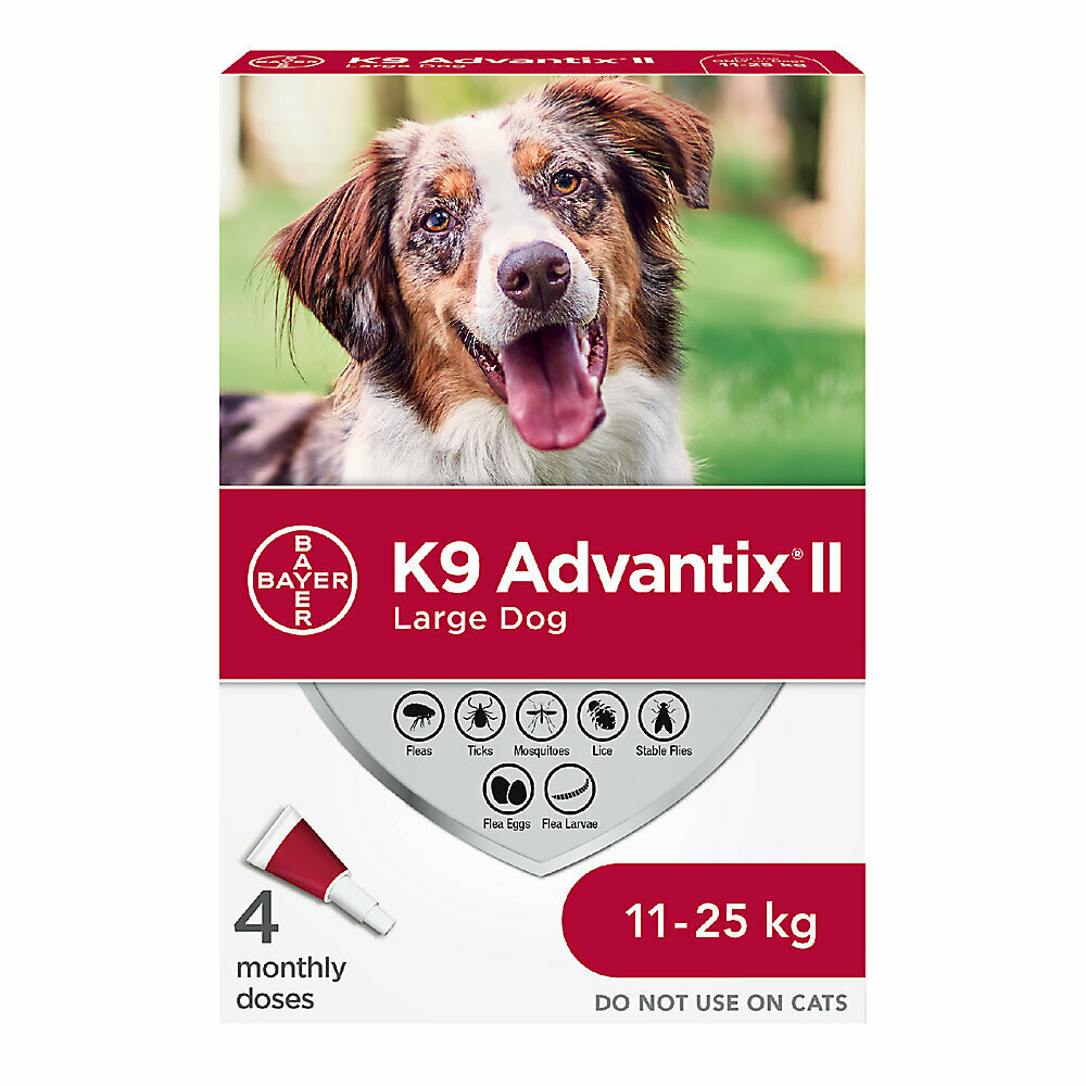 K9 Advantix II Dog Topical Flea & Tick Treatment 11-25kg