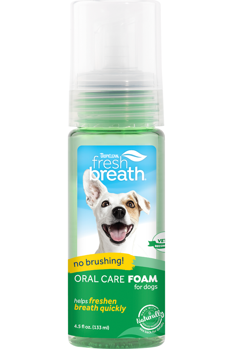 TropiClean Fresh Breath Oral Care Foam 133ml