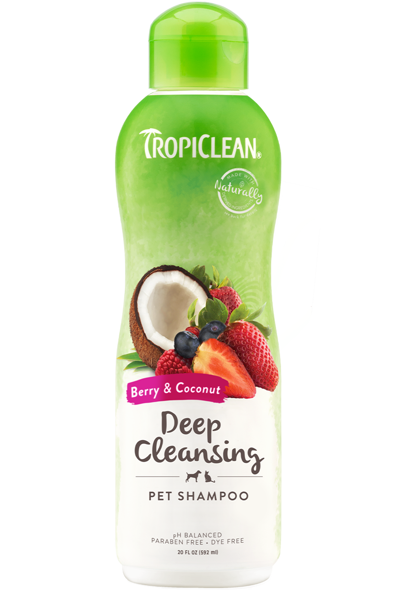 TropiClean Shampoo Berry & Coconut Deep Cleansing 592ml