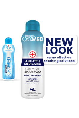 TropiClean Shampoo OxyMed Anti-Itch Medicated Oatmeal 592ml