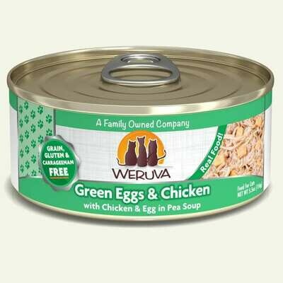 Weruva Classic Cat Food Canned Green Eggs & Chicken 156g (24pk)