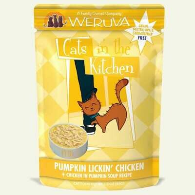 Weruva Cats in the Kitchen Cat Food Pouch Pumpkin Lickin' Chicken 85g (12pk)