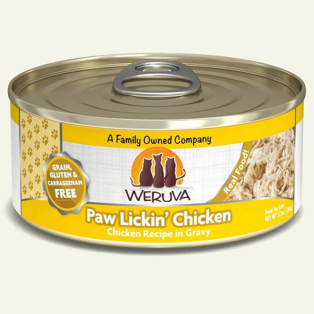 Weruva Classic Cat Food Canned Pawlickin' Chicken 156g (24pk)