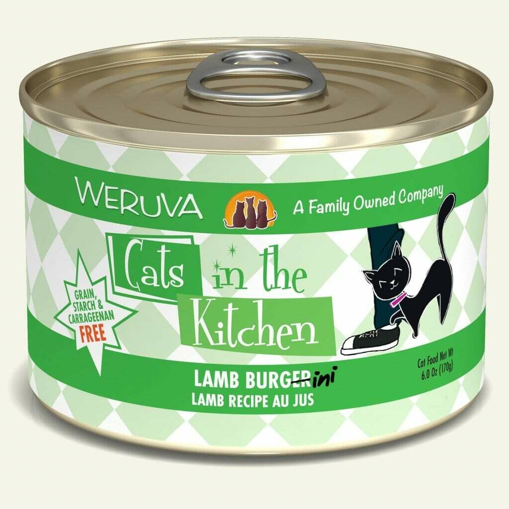 Weruva Cats in the Kitchen Cat Food Canned Lamb Burgini 170g (24pk)