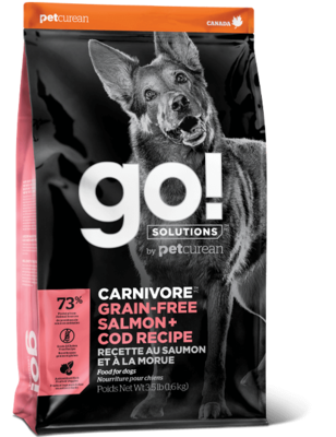 GO! Solutions Carnivore Dog Food Grain-Free Salmon & Cod 10kg