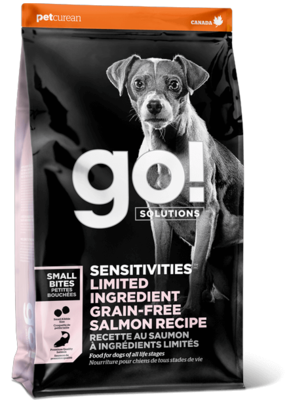 GO! Solutions Sensitivities Limited Ingredient Dog Food Grain-Free Salmon Small Bites