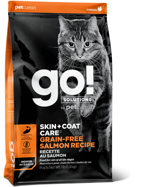 GO! Solutions Skin & Coat Cat Food Grain-Free Salmon