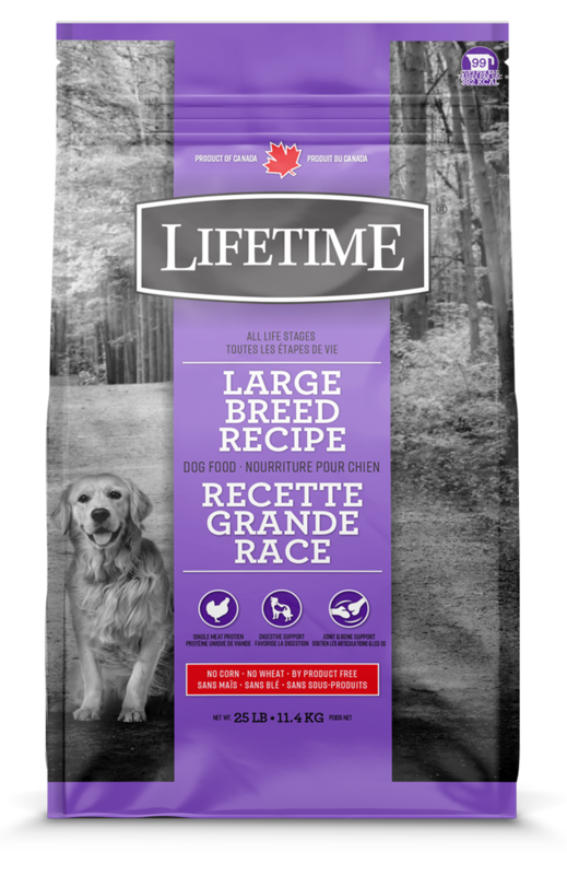 Lifetime Dog Food Large Breed Chicken & Oatmeal 11.4kg