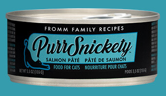Fromm PurrSnickety Cat Food Canned Salmon Pate 155g (12pk) Fromm PurrSnickety Cat Food Canned Salmon Pate 155g (12pk)