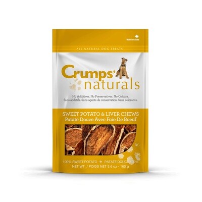 Crumps' Naturals Sweet Potato with Liver Chews