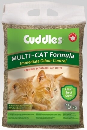 Cuddles Multi-Cat Litter 15kg
