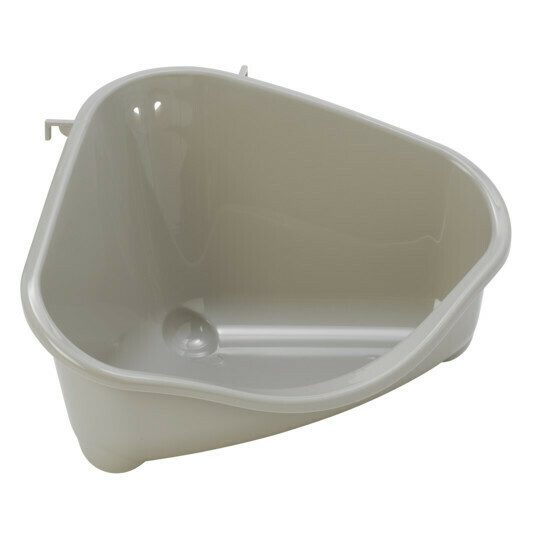 Moderna Pet's Corner Small Animal Litter Pan Warm Grey