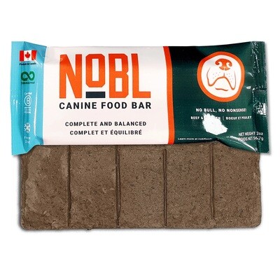 NOBL Dog Food Canine Food Bar Beef & Chicken 57g NOBL Dog Food Canine Food Bar Beef & Chicken 57g