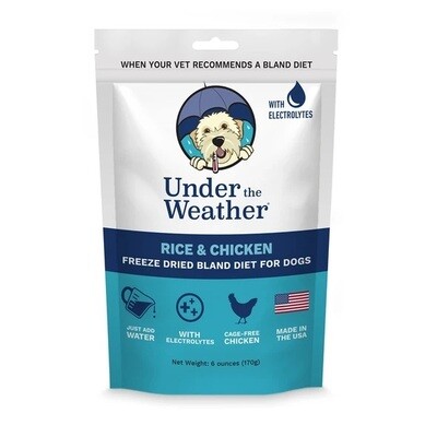 Under the Weather Dog Food Bland Diet Chicken & Rice 170g