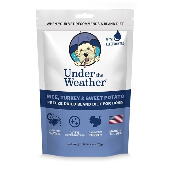 Under the Weather Dog Food Bland Diet Turkey, Rice & Sweet Potato 170g