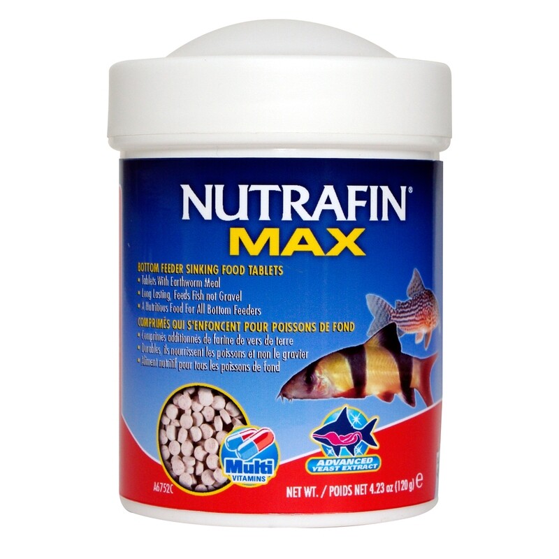 Nutrafin Max Bottom Feeder Sinking Food Tablets 120g