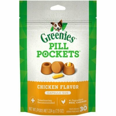 Greenies Pill Pockets Dog Chicken Flavour