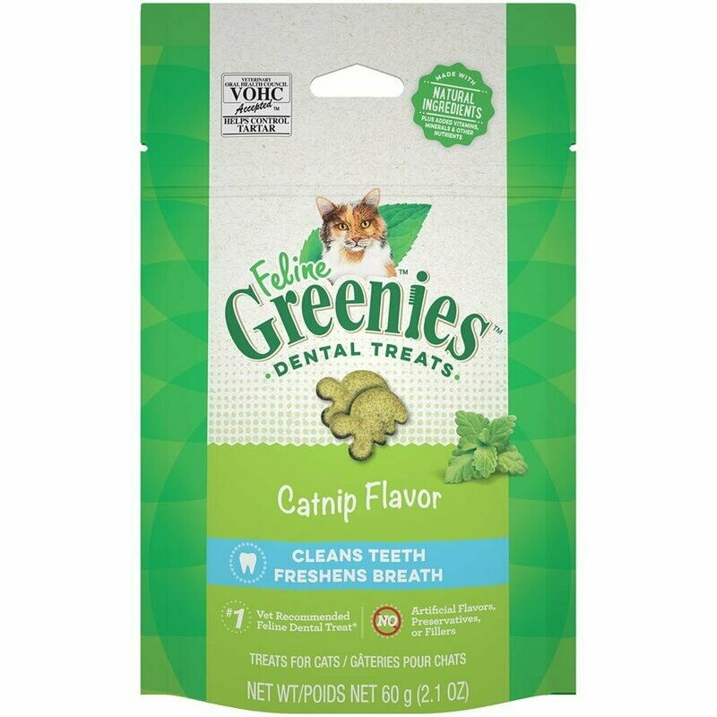Greenies Dental Cat Treats Catnip