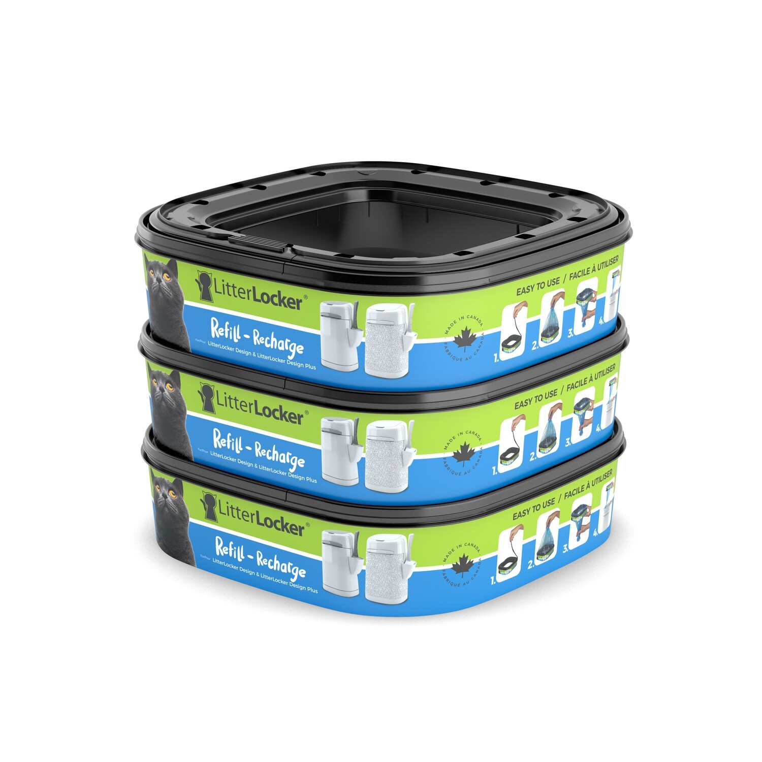 LitterLocker Design & Design Plus Refills 3pk
