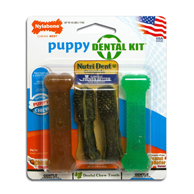 Nylabone Puppy Dental Pack Petite 4pk
