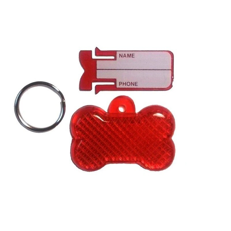 Reflex Reflector Pet ID Tag