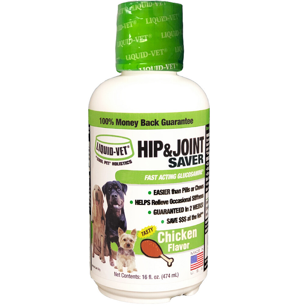 Liquid-Vet Canine Hip & Joint Support Liquid 946ml, Flavour: Chicken