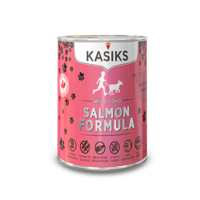 Kasiks Dog Food Canned Wild Coho Salmon 345g (12pk)