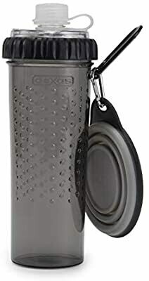 Dexas Popware for Pets Snack-Duo 710ml, Colour: Light Grey