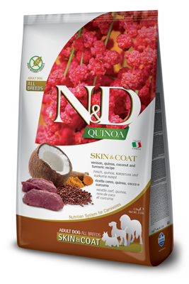 Farmina N&D Quinoa Dog Food Skin & Coat Venison 7kg