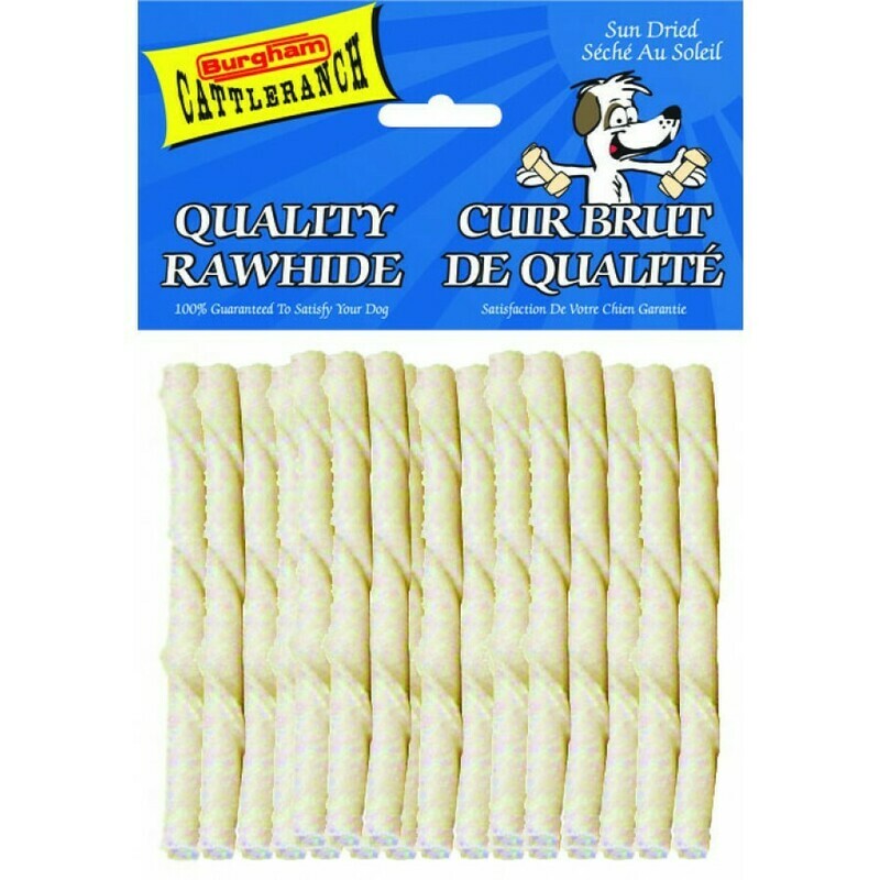 Cattleranch Rawhide Sticks 10mm x 5" 25pk