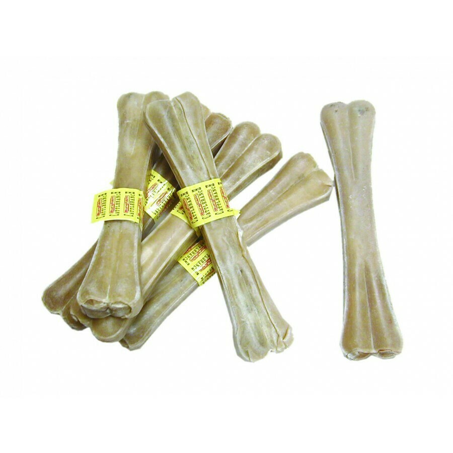 Cattleranch Pressed Rawhide Bones 10"