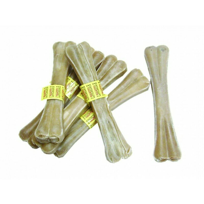 Cattleranch Pressed Rawhide Bones 10"