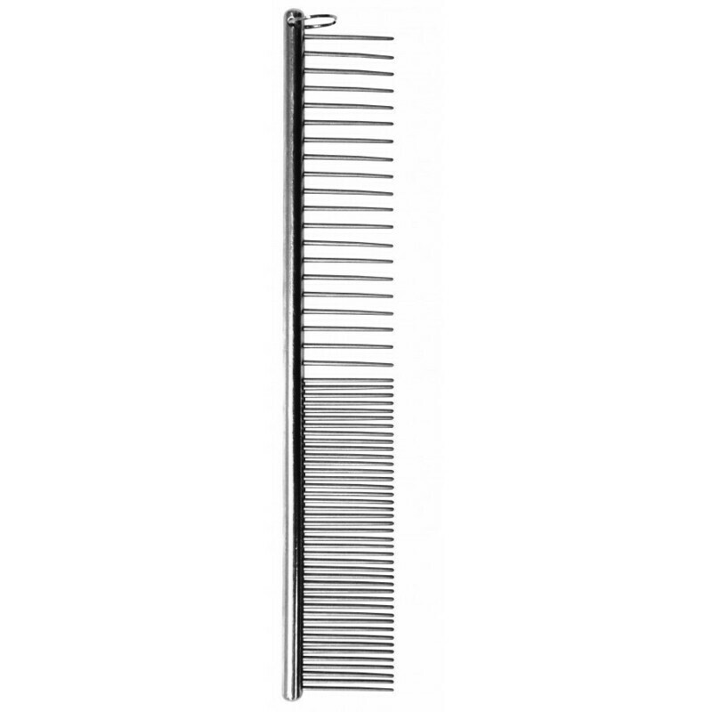 Burgham Pro Plus All Metal Face & Finishing Comb 7"