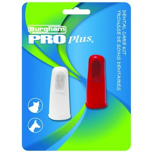 Burgham Pro Plus Dental Finger Toothbrush 2pk