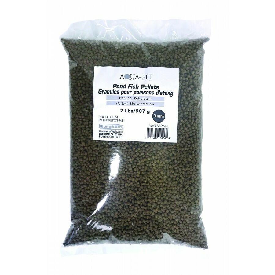 Aqua-Fit Floating Pond Pellets 3.0mm, Size: 907g