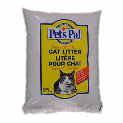 Pestell Pet's Pal Unscented Non-Clumping Litter 18.14kg