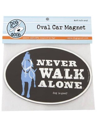 Car Magnet Never Walk Alone
