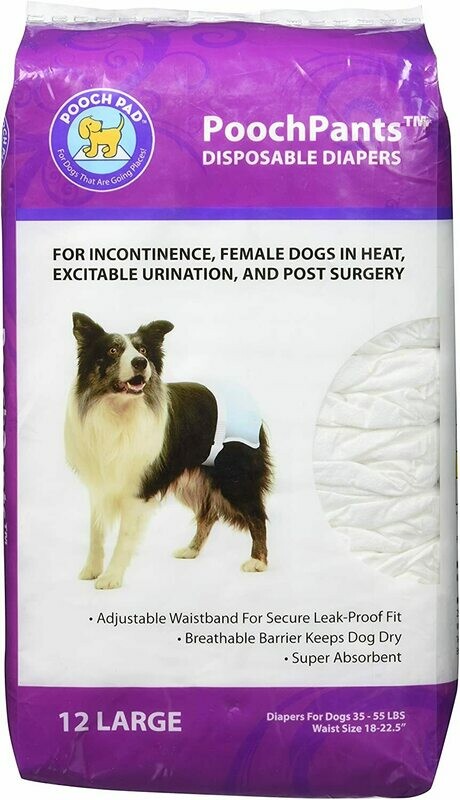 Pooch Pad PoochPants Disposable Diapers 12pk